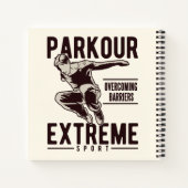 Aangepaste PARKOUR-naam Notitieboek (Achterkant)