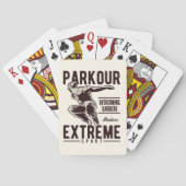 Aangepaste PARKOUR-naam Pokerkaarten (Achterkant)