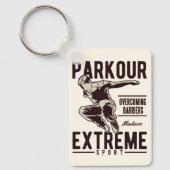 Aangepaste PARKOUR-naam Sleutelhanger (Voorkant)
