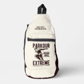 Aangepaste PARKOUR-naam Sling Bag (Voorkant)