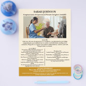 Aangepaste particuliere zorgverlener flyer (Enkel)