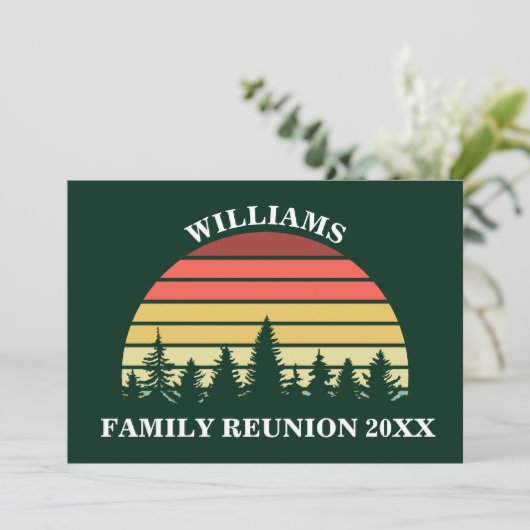 Aangepaste partij voor hereniging van bos kaart (Staand voorkant)