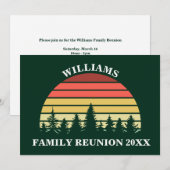 Aangepaste partij voor hereniging van bos kaart (Voorkant / Achterkant)