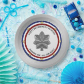 Aangepaste partij voor militair pensioen papieren bordje (Feest)