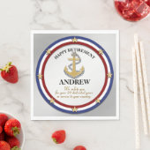 Aangepaste partij voor militair pensioen servet (Insitu)