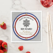 Aangepaste partij voor militair pensioen servetten (Insitu)