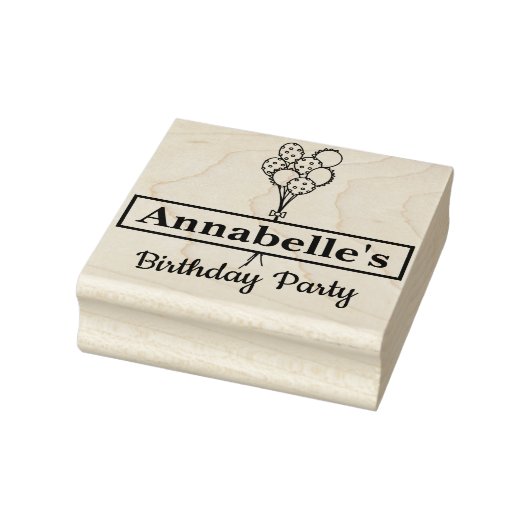 Aangepaste partijballonnen rubberstempel (Stempel)