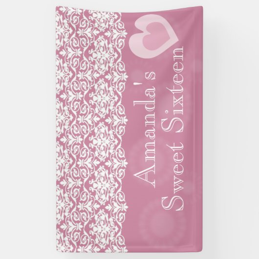 Aangepaste partijbanner spandoek (Verticaal)