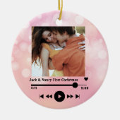 Aangepaste Pas getrouwd de heer en mevrouw 1st, ne Keramisch Ornament (Voorkant)