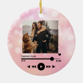 Aangepaste Pas getrouwd de heer en mevrouw 1st, ne Keramisch Ornament (Achterkant)