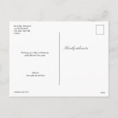 Aangepaste Pas getrouwd Foto Wreated lijst Merry K Feestdagenkaart (Achterkant)