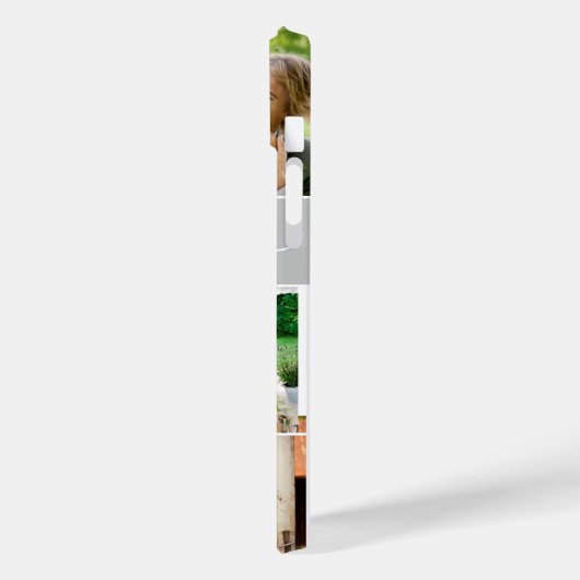 Aangepaste Pas getrouwd Foto's Modern liefdesscrip Case-Mate iPhone Case (Achterkant / Links)