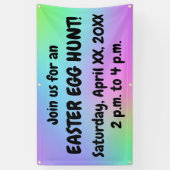 Aangepaste Pasen Eierzoek Banner (Verticaal)