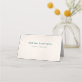 Aangepaste Pasen Moderne Tafel Naamkaarten Plaatskaartje (Achterkant)