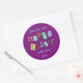 Aangepaste Pasen Treat Stickers (Envelop)