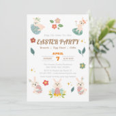 Aangepaste Pasen uitnodigingen voor memorabele vak (Staand voorkant)