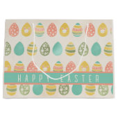 Aangepaste Pasen voor  eieren Groot Cadeauzakje (Voorkant)