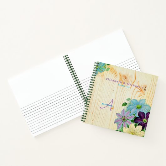 Aangepaste Passen getrouwd BUCKET-LIJST Notitieboek (Binnen)