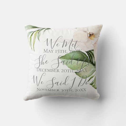 Aangepaste Passen getrouwd Keepomwille met groot o Kussen (Achterkant)