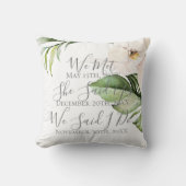 Aangepaste Passen getrouwd Keepomwille met groot o Kussen (Voorkant)