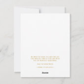 Aangepaste Passen getrouwd voor eerste kerstmis Feestdagenkaart (Achterkant)