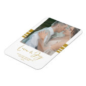 Aangepaste Passen getrouwd voor eerste kerstmis Magneet (Linkerzijde)