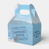 Aangepaste passtempel voor bestemmingen Griekenlan Bedankdoosjes (Voorkant Zijde)