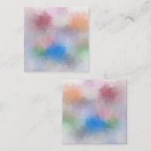 Aangepaste pasta-kleuren Abstracte lege Sjabloon (Voorkant / Achterkant)