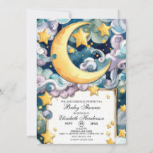 Aangepaste pastel Celestial Baby shower