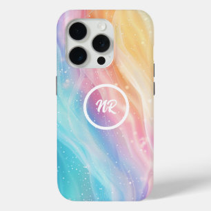 aangepaste pastel gekleurde iPhone case