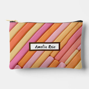 Aangepaste pastel geometrische accessoirezak – Mod Etui