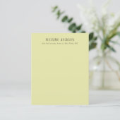 Aangepaste pastel kleur gepersonaliseerde minimali (Staand voorkant)