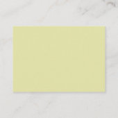 Aangepaste pastel kleur gepersonaliseerde minimali informatiekaartje (Achterkant)