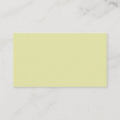 Aangepaste pastel kleur gepersonaliseerde minimali informatiekaartje (Achterkant)