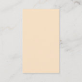 Aangepaste pastel kleur gepersonaliseerde minimali informatiekaartje (Achterkant)
