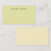 Aangepaste pastel kleur gepersonaliseerde minimali informatiekaartje (Voorkant / Achterkant)