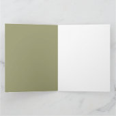 Aangepaste pastel kleur gepersonaliseerde minimali kaart (Binnen)