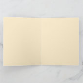 Aangepaste pastel kleur gepersonaliseerde minimali kaart (Binnen)