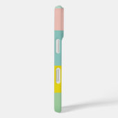 Aangepaste Pastel Kleurenblok Moderne Minimalistis Case-Mate iPhone Case (Achterkant / Rechts)