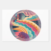 Aangepaste Pastel Koepel Droom Inpakset (3 vellen) Inpakpapier Vel (Voorkant)