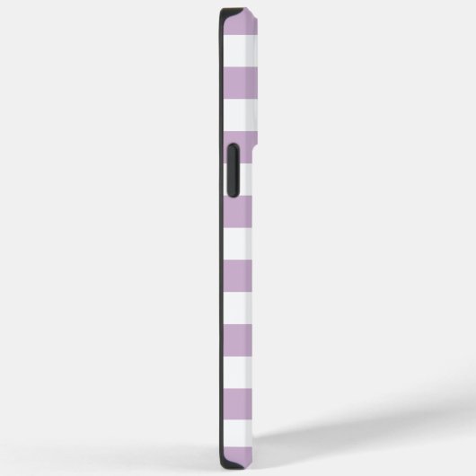 Aangepaste pastel licht zacht Paarse witte strepen Case-Mate iPhone Case (Achterkant / Rechts)