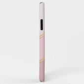 Aangepaste Pastel Mauve Roze Blush Roze Kunst Stre Case-Mate iPhone Case (Achterkant/rechts)