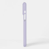 Aangepaste Pastel Paars Lavendel Paarse Kleur iPhone Hoesje (Linkerkant)