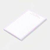 Aangepaste pastel Paarse Dot Grid Garden Indeling Post-it® Notes (Schuin)