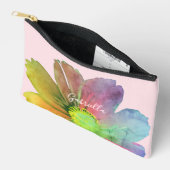 Aangepaste pastel roze kleurrijke waterverf wilde etui (Open)