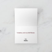 Aangepaste pastel Sloth Valentijn Je bent mijn SLO Feestdagen Kaart (Binnen)