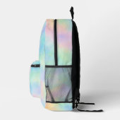 Aangepaste Pastel Waterverf Regenboog Rugzak  (Rechts)