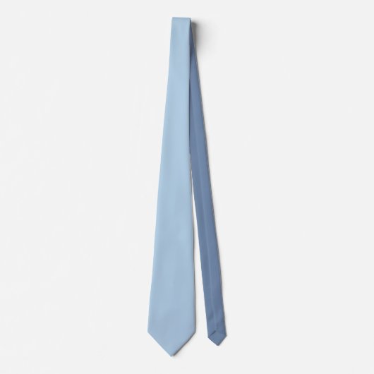 Aangepaste pastelblauwe gepersonaliseerde minimali stropdas (Voorkant)