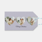 Aangepaste Pastelkleurige Kerstcadeautag – Voeg Je Cadeaulabel (Voorkant (Horizontaal))