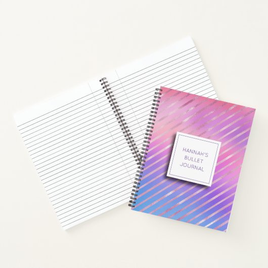 Aangepaste Pastels Bullet Journal Notitieboek (Binnen)